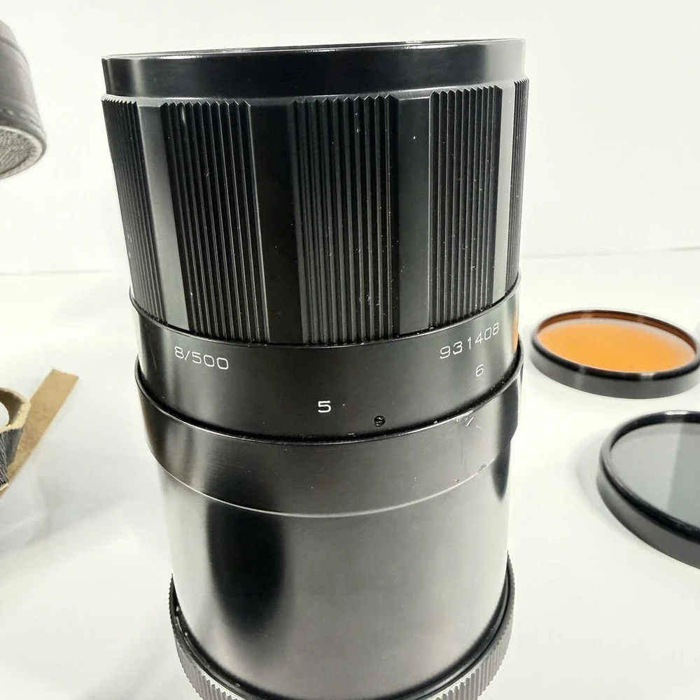 Vintage Soviet MS ZM-5SA 500mm f/8 Lens Kit USSR w Filters & Case